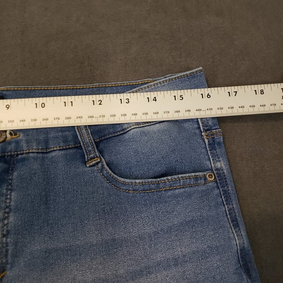 Curve Appeal Jeans Womens Size 12 Mid Rise Skinny - Picture 3 of 9